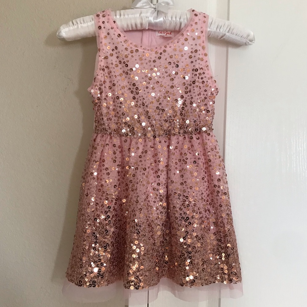 Sparkly Pink Girls 4 - 5 dress by Cat & Jack